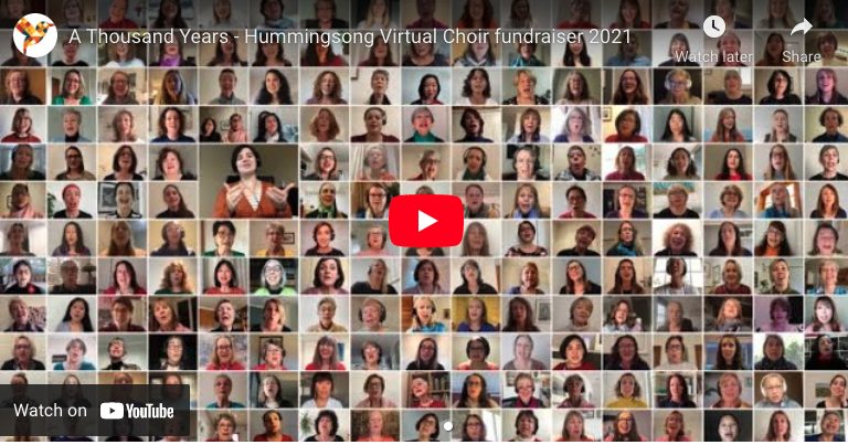 Hummingsong Community Choirs 2021 Fundraiser for Women's Community Shelters